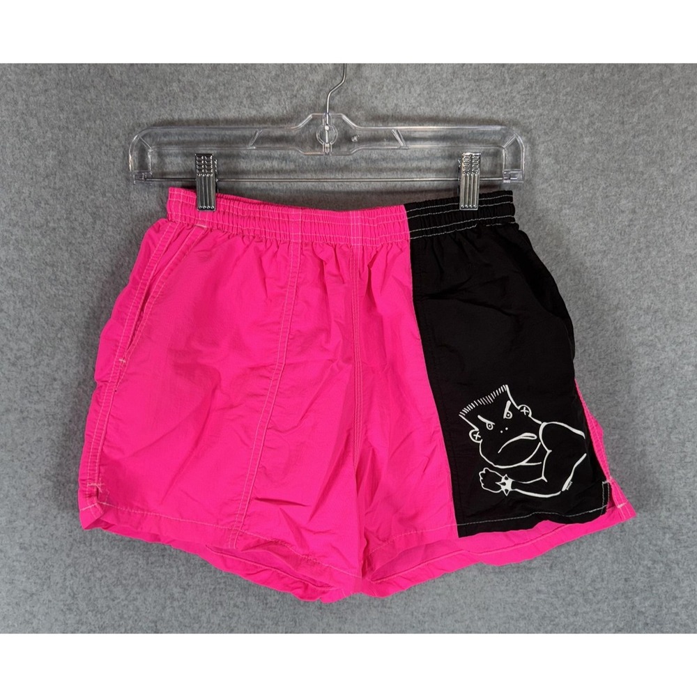 Vintage Lifes A Beach Shorts Mens XS Surf Nylon Swim Made USA 80s